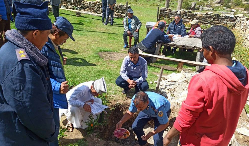 दार्चुलाको छाङरुमा सुविधा सम्पन्न प्रहरी भवन निर्माण कार्य सुरु 